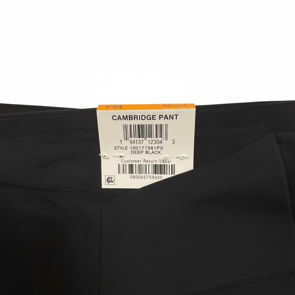 Jm Collection Black Tummy Control Slim Leg Pants Petite Small Nwt — image 7 of 8